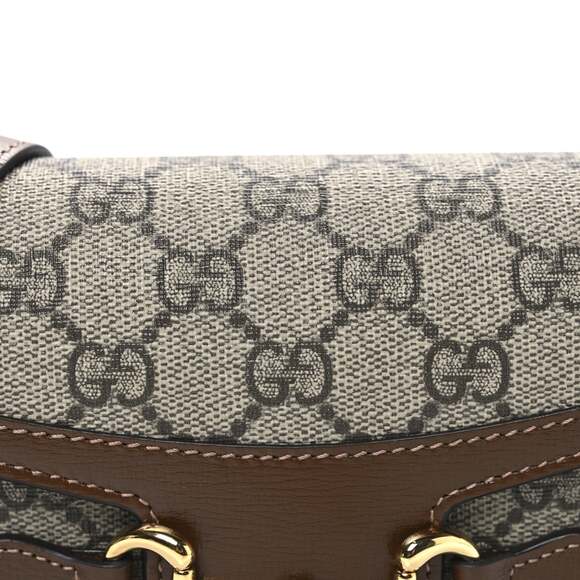 Gucci Gg Supreme Mini Horsebit Shoulder #235272G13B - Picture 8 of 10